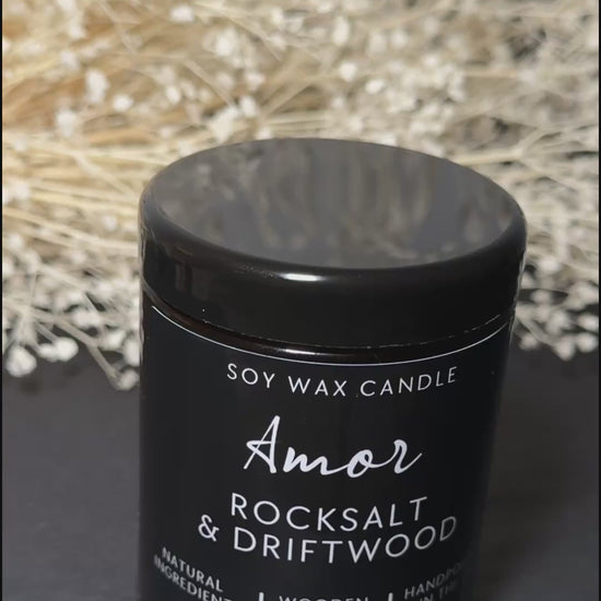 Citronella & Lemongrass Soy Travel Candle in Black Metal Tin – Mosquito-Repellent & Eco-Friendly