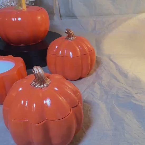 Pumpkin Spice Soy Wax Candle | 100ml Soy Wax | Ceramic Pumpkin Jar | Fall Scented Candle