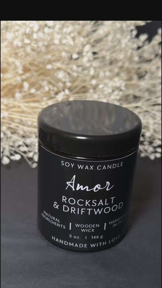 Happy Birthday Soy Wax Candle with Wooden Wick | Pick your Scent  | Burn-time up to 40 hours | Eco-friendly!