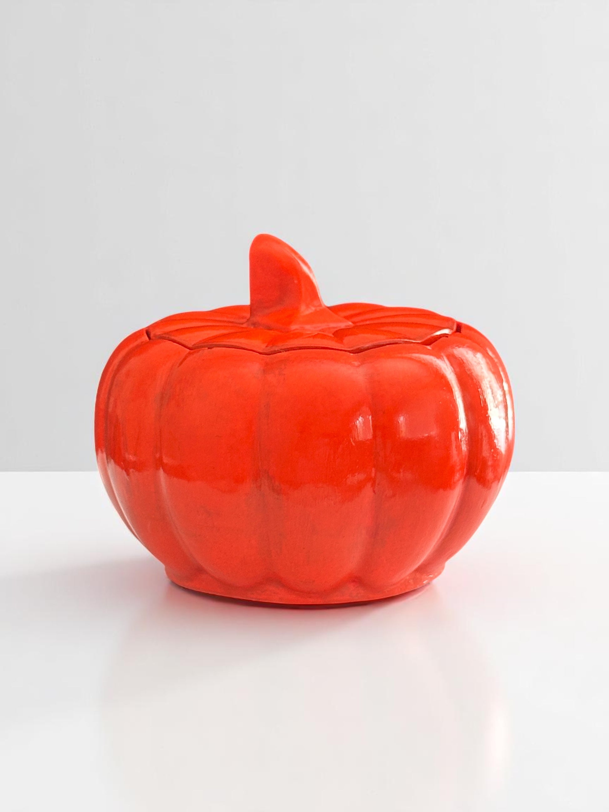 Pumpkin spice soy wax candle in reusable cement jar – fall scented home décor
