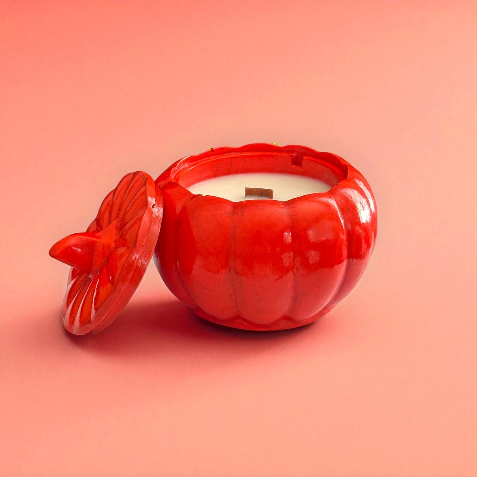 Pumpkin Spice Candle | 100ml Soy Wax | Ceramic Pumpkin Jar | Fall Scented Candle
